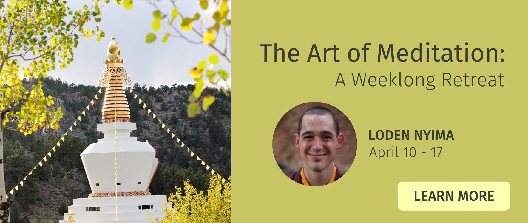 April Art of Meditation Homepage