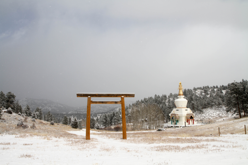 Stormy Sky Stupa Tori
