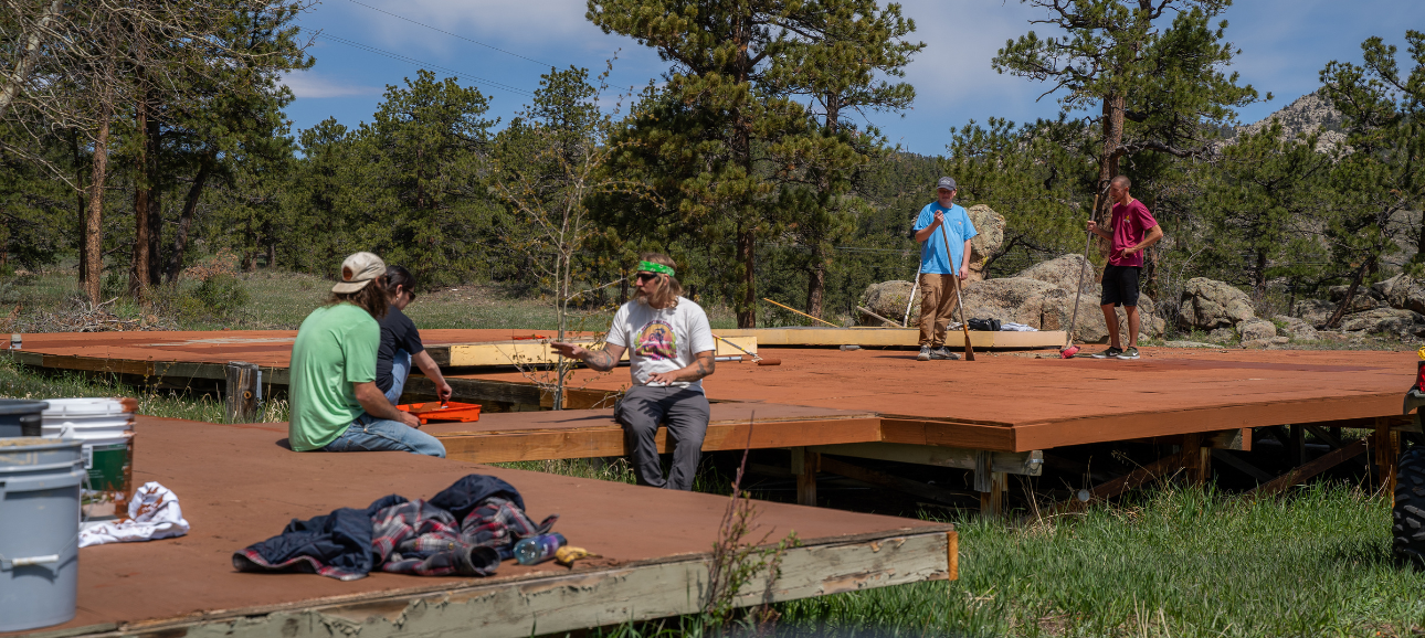 Tent Setup About the Retreat